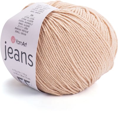 YarnArt Jeans – Katoenmix Breigaren – 50g – 160m – 55% Katoen / 45% Acryl – Voor Amigurumi & Kleding - Kleur 07