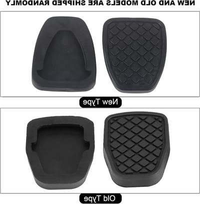 Rubberen Rempedaal Pads - Set van 2 voor Verbeterde Grip en Comfort tijdens het Rijden