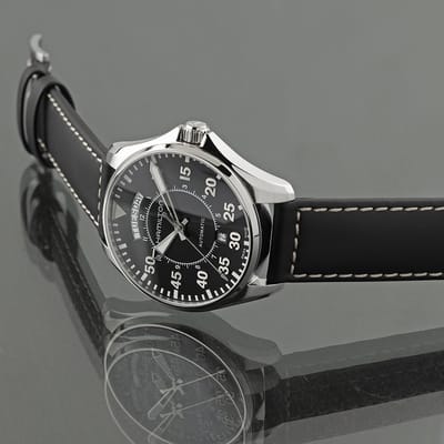 Montre Homme Hamilton Khaki Pilot Automatique H64615735 noir