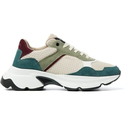 Nubikk Ross Jaden (l) Dk Green Combi Maat: 36 | Sneakers Outlet | Dames | Groen