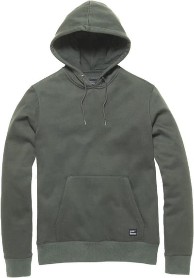 Vintage Industries Hoodie Derby Hooded Sweatshirt Mid Grey-M