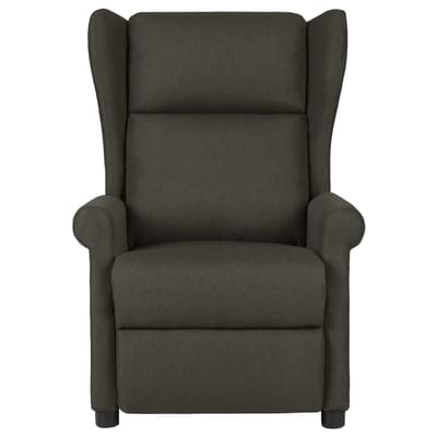 vidaXL - Fauteuil - verstelbaar - stof - taupe