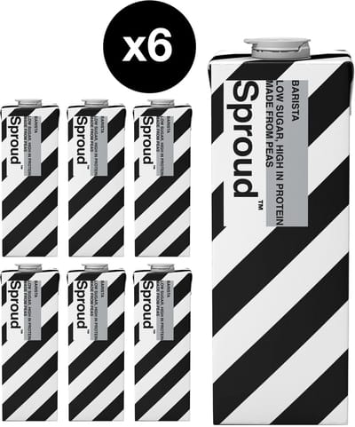 Sproud Barista - plantaardige melkvervanger - vegan - glutenvrij - 6 x 1 liter