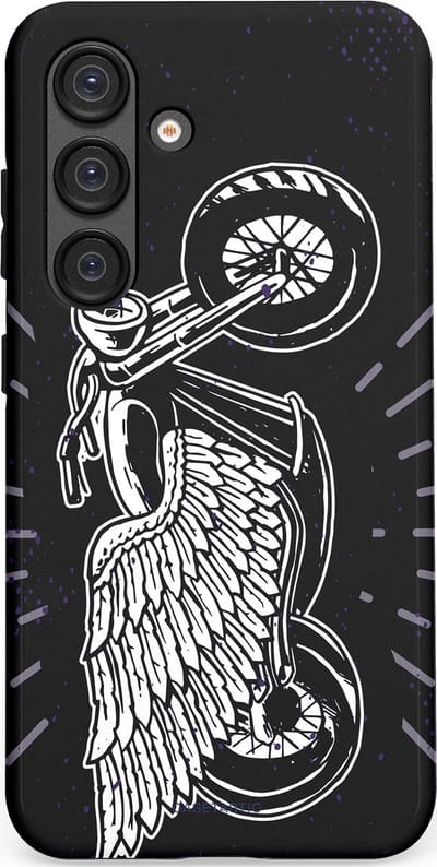 Casetastic Hoesje Geschikt voor Samsung S25 - Stijlvolle Beschermende Duo-layer Case - Retro highway