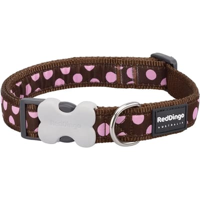 Verstelbare hondenhalsband Red Dingo
