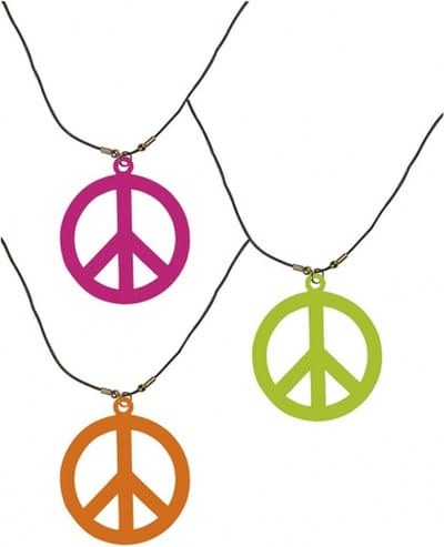 Neon hippie ketting Groen