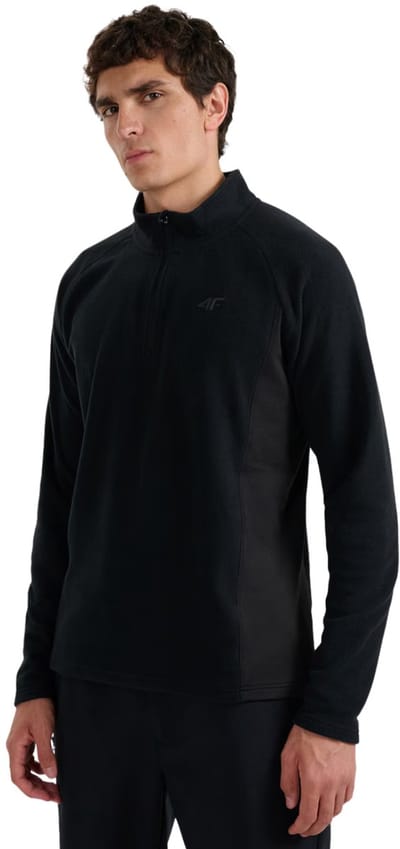4F M066 Fleecevest Heren Diepzwart - Maat 2XL