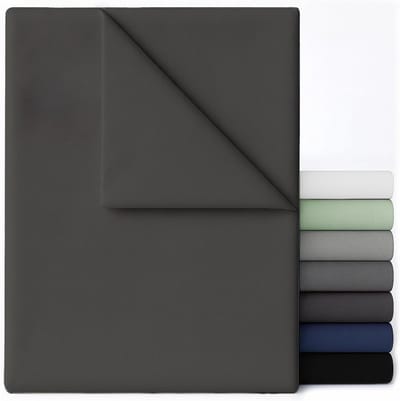 SnelShoppen - Donkere Grijze Beddeken voor 2 Personen 240x280 cm - Ultra Zachte Microfiber voor Tweepersoonsbed 160x200 - Oeko-Tex Certificaat