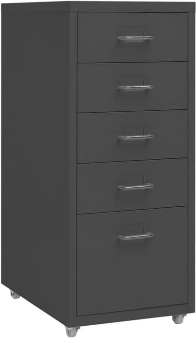 Mobiele ladeblok 28x41x69 cm met 5 lades