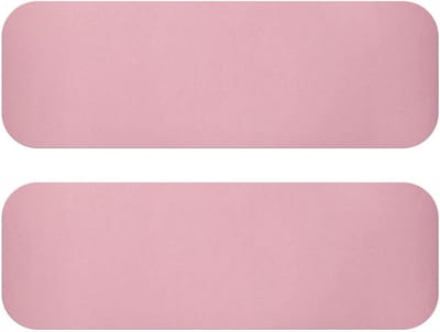 Loopbandmat - Onderlegger Trainingsmat - Bescherming Vloer - Verbeterde Schokabsorptie - 80x25cm - Roze