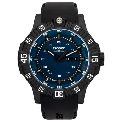 TraserH3 - 110725 - Polshorloge - Heren - Quartz - P99 Q Tactical Blauw - Swiss Made