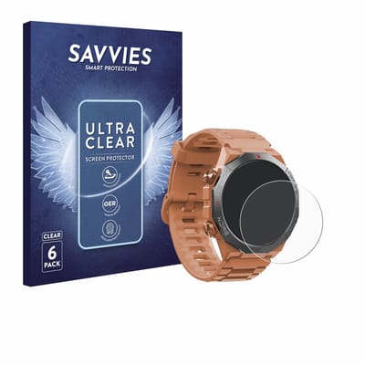Savvies - Screenprotector voor Qecnato S10 1.39" - Folie Beschermfolie transparant 6 Stuks
