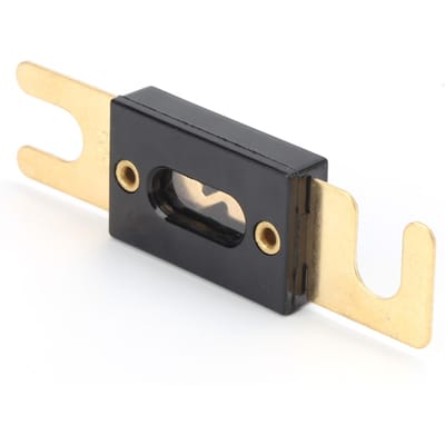 ANL Auto Meszekering Verguld Bolt-On Type DC32V Universeel voor Auto Vrachtwagen Camper Stereo Batterij(150A ) beige