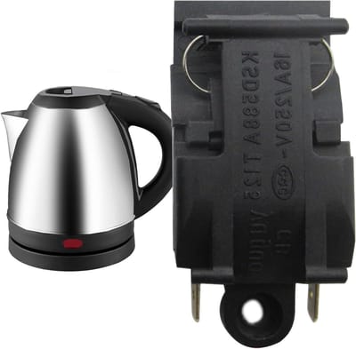 Waterkoker Knop - Vervangingsonderdeel Temperatuur - Water Koken - Automatische Temperatuurregeling - 5 x 2 x 1 cm - Zwart