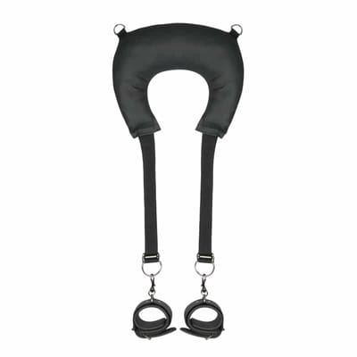 EasyToys - Pillow en Ankle Cuffs - Duurzaam - Bondage Set - Bondagetouw - Enkelboeien - BDSM Set - BDSM Toys - Rollenspel Erotiek - Erotisch Spel - Sex Toys voor Vrouwen en Mannen - Zwart