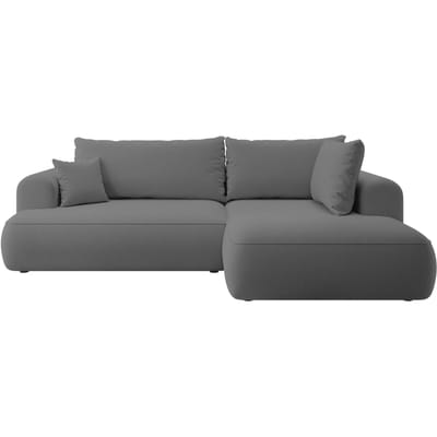 Hoekbank Philipa Big rechts velvet met slaapfunctie | Selsey Design