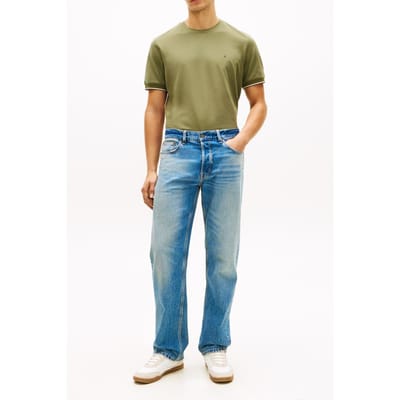 Tommy Hilfiger Performance Tipped T-shirt Dark Artichoke Taglia: L | Magliette basic Outlet | Uomo