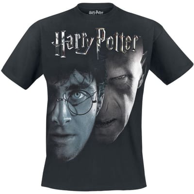 Harry Potter T-shirt - Shadow Faces - S tot 4XL - voor Mannen - zwart