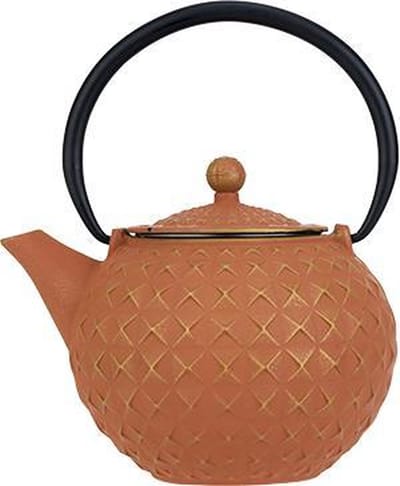 Cosy & Trendy Sakai Theepot Goud-Terracotta 1L Gietijzer