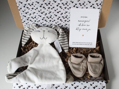 Brievenbus cadeau Wauw Zwanger - zwangerschap cadeau - cadeau baby
