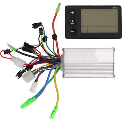 48V 60V 350W Elektrische Scooter Fiets Borstelloze DC Motor Controller 866 LCD Display Paneel Kit black
