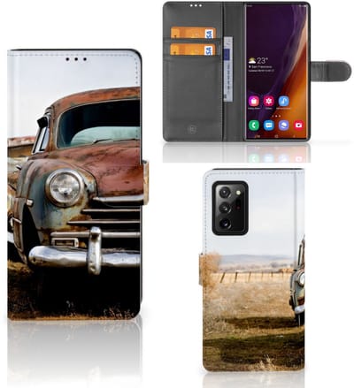Samsung Galaxy Note20 Ultra Telefoonhoesje met foto Vintage Auto