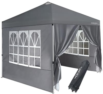 Opvouwbaar Waterdicht Paviljoen voor Buiten 3x3m, 2,5x2,5m, 3x6m – Duurzaam, Draagbaar met One-Touch Montage en Opbergtas met Wielen