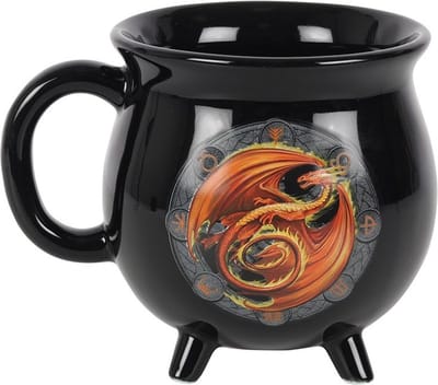 Anne Stokes - Year of the Magical Dragon - Mok/beker - Beltane - Color Changing Cauldron Zwart/Multicolors