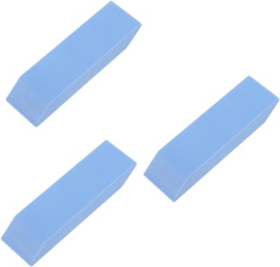 Keukenwisser Set - Kalkaanslagborstel - Vlekken Verwijderen - Veilig Rubber Materiaal - 3 Stuks 8cm - Grijs