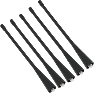 UHF Antenne - Talkie Antenne - Communicatie Verbeteren - Sterke Signaal Ontvangst - 17cm - Zwart