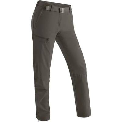 Maier Sports Inara Slim lange broek Dames Regular bruin Maat 36 regular