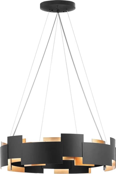 Toolight App1561-6Cp Hanglamp Zwart 60X60X15Cm