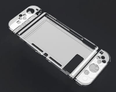 Finnacle - Softcase geschikt voor Nintendo Switch - Beschermhoes - Transparant - Zacht