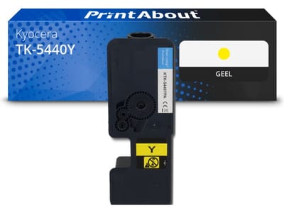 PrintAbout huismerk Toner TK-5440Y Geel Hoge capaciteit Geschikt voor Kyocera