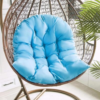 Hangstoel Kussen - Rotan Kussen - Buiten Ontspannen - Extra Dikke Vulling - 120x90x89 cm - Rotan