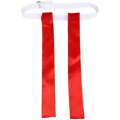 Adolescents Américains Course Sport Jeu Taille Déchirure Sonic Boom Ceinture Football Drapeau de Remplacement(rouge) rouge