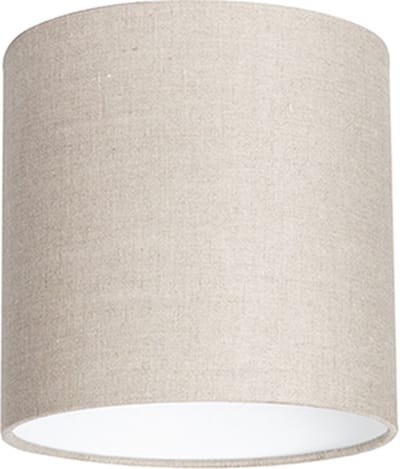 Uniqq Lampenkap stof grijs linnen Ø 25 cm – 25 cm hoog