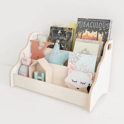 DEXO® Kinderboekenkast - Boekrek Kinderkamer - Kinderboekenrek - 28cm x 50cm x 31cm