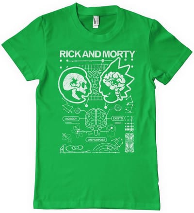 Rick and Morty T-shirt „Nobody Exists“ On -Purpose T-shirt WB-1-RM015-H83-17