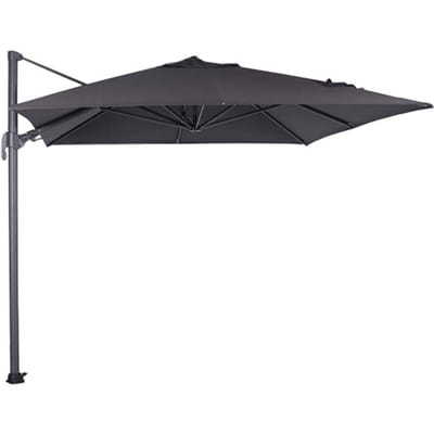 Garden Impressions Hawaii zweefparasol S 250x250 - donker grijs - zwart