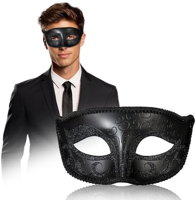 Dailygoods- Venetiaans Masker - Stijlvol Gemaakt - Maskerbal - Carnaval Masker - Halloween Masker - Elegante Pasvorm - Duurzaam Materiaal - Carnavalsmasker