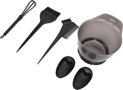 Professionele Haarverfset met Mengkom en Kwasten - 5-delige Set voor Thuis Haarverven en Stylen, Inclusief Kleuraccessoires en Haarverf Tools