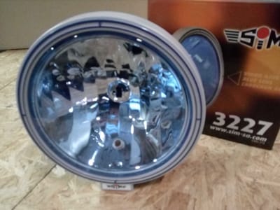 Verstraler - SIM - 3227 - 8.8 - 22.3cm - Blauw - matzilver - Positielicht - Driving