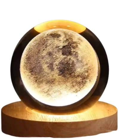 3D Kristallen Lichten Lamp – Gloeiend Planetair Sterrenstelsel Nachtlampje – Nachtverlichting Home Decor – Kerstcadeau