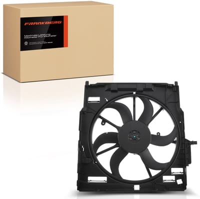 Frankberg 1x Motorradiateur Enkele ventilator
