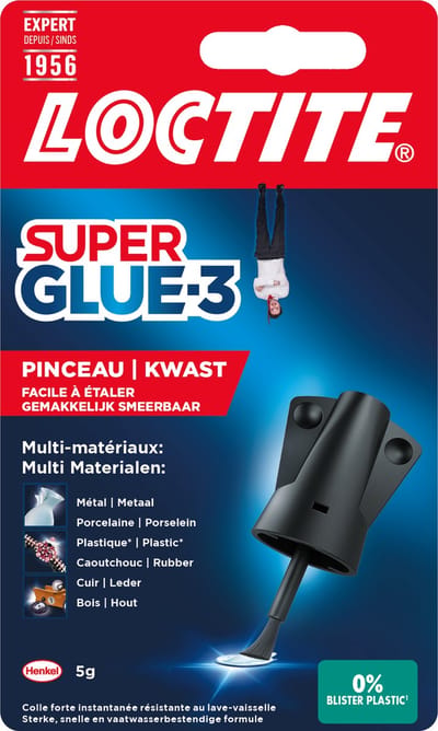 Loctite Brush 5 g High Precision | Ideaal aanbrengen met Kwast | Superlijm - High Precision Secondelijm | Seconde lijm voor Universele toepassing | Seconden lijm, Multilijm & Alleslijm | Hobby| & Reparatiesecondelijm - Super Glue