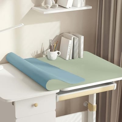 1pc Siliconen Bureau-onderlegger Slaapzaal Studenten Studietafel Bureau-onderlegger Oogbescherming Bureau-onderlegger Hoge temperatuur, water- en oliebestendig Tafelkleed 1pc