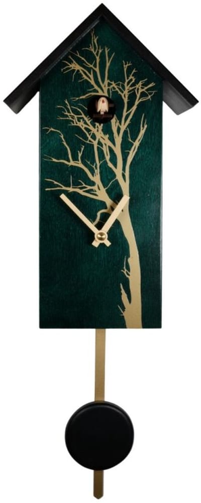 Engstler - 360/36_Q - Koekoeksklok - Kwarts - Notenhout - 28 cm