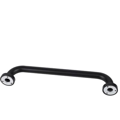 Barre d'appui Salle de bain Espace Aluminium Main courante Toilette Sécurité Antidérapant Accoudoir black