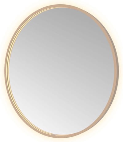 Hotbath &More Mirrors Round LED Badkamerspiegel - Rond - 80 cm - Geborsteld Koper Pvd